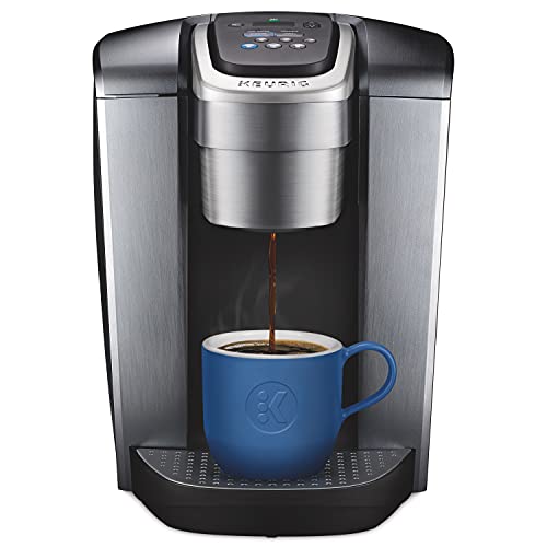 Keurig K-Elite Single Serve K-Cup Pod Programmable Coffeemaker (Brushed Silver)