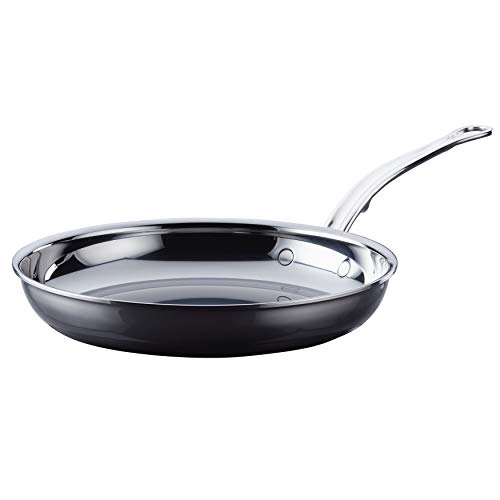 Hestan - NanoBond Collection - Stainless Steel Titanium Frying Pan, Induction Cooktop Compatible, 12.5-Inch