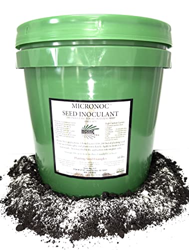 Micronoc Seed Inoculant - Organic Fertilizer for Soil Health and Strong Germination - Beneficial Microbial Seed Inoculant (10lbs)