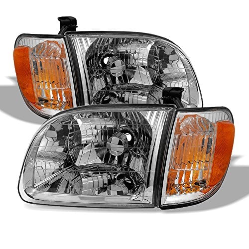 ACANII - For 2000-2004 Toyota Tundra Regula/Access Cab Headlights+Parking Lights corner Lamps Driver + Passenger Side