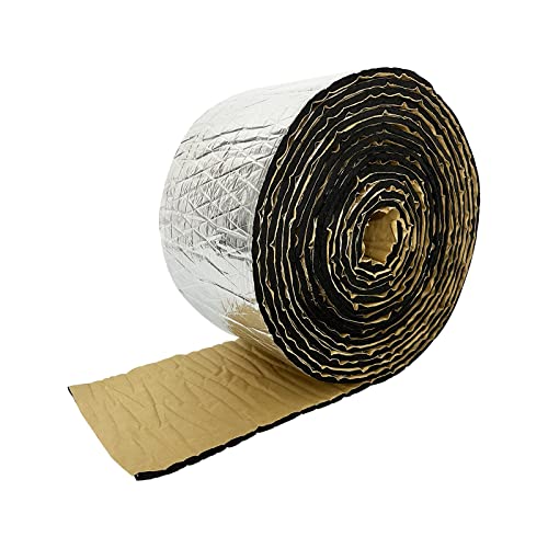 Halero Pipe Wrap Insulation 1/5 Inch Thick Pipe Insulation High Density Waterproof Foam Tape with Self Adhesive Application for Hot or Cold Pipe 26FT Length 6 Inch Width