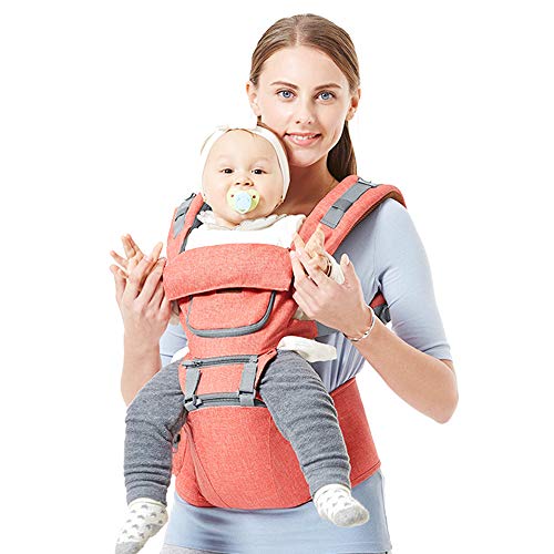 Baby Carriers Kangaroo Front and Back for Newborn to Toddler with Hip Seat, Forward Facing Baby Backpack Carrier