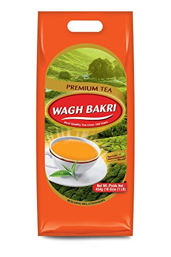 Wagh Bakri Black Premium Loose Tea From Assam Special International Blend (1 Lb)