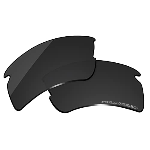 OOWLIT Replacement Lenses Compatible with Oakley Flak 2.0 XL Sunglass Black Combine8 Polarized