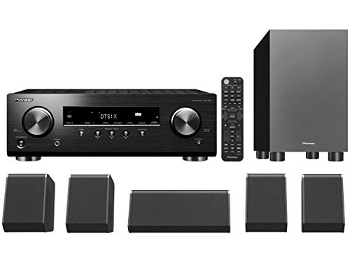 Pioneer HTP-076 5.1-Channel Home Theater Package, AV Receiver, Subwoofer, and Front, Centre, and Surround Speakers