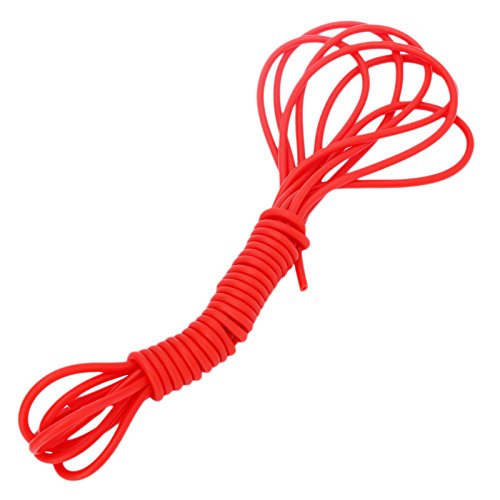 Natural Latex Rubber Tube for Slingshot Catapult Making, 16.4ft/5m-1.6x3.2mm, Red Rubber Hose Accessories for Making Professional Hunting Catapult or Slingshot for Competition