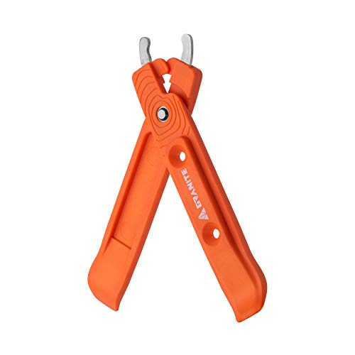 Granite Talon Bike Tire Levers with Bicycle Chain Master Link Pliers Function, Bike Chain Quick-Link Removing Tools, Bike Tool Kit for Mountain Bike, Road Bike, BMX Bike (Orange)