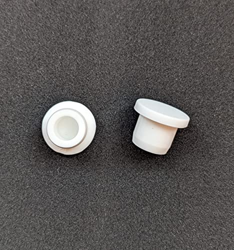 Silicone Stopper Replacement Plug for Salt and Pepper Shakers, Flower Pots, Bottles, Pipes etc 1/2 (2 pcs)
