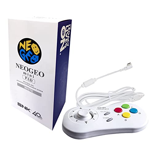 NEOGEO Mini Pad, SNK Classic Wired Game Controller for NEO GEO Mini and NEO-GEO Arcade Stick Pro