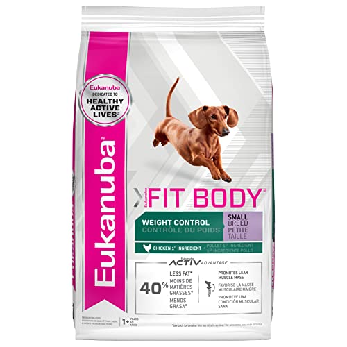 Eukanuba Fit Body Weight Control Small Breed Dry Dog Food, 15 lb
