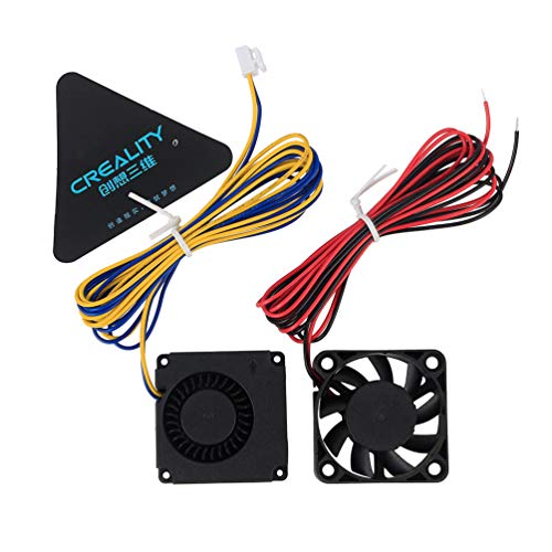 Creality Original Ender 3 V2 Fan Extruder Hotend Fans DC 24V 0.1A 4010 Nozzle Axial Cooling Fan and 4010 Blower Cooling Fan for Ender 3 V2 3D Printer Replacment Parts