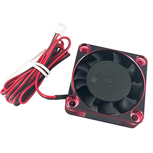 ChowThink 4010 Metal Fan 40x40x10MM DC 24V Extruder Hotend Double Ball Bearing Fan for Ender 3, Ender 5,CR 6se,CR10 etc. All 3D Printer Accessories Upgrade