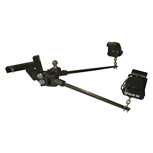 Blue Ox BXW1000 SWAYPRO Weight Distributing Hitch 1000lb Tongue Weight for Standard Coupler with Clamp-On Latches