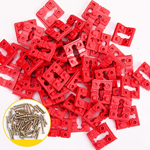 96 Pcs Switch and Receptacle Spacers, Plastic Switch and Receptical Spacers for Electrical Box + 30 Pcs Screws (126)