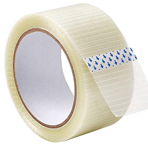 Semi Transparent Duct Tape, Heavy Duty Waterproof Tape, Ultra High Performance Weather Resistant Tape for Discreet Repairs and Mounting Residential Commercial and Industrial Uses (2 inch by 22 Yards)