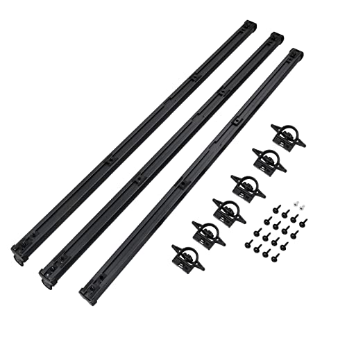 DICMIC Trail Rail System Tie Down Rail Compatible with 2020-2021 Jeep Gladiator Replace# 82215956
