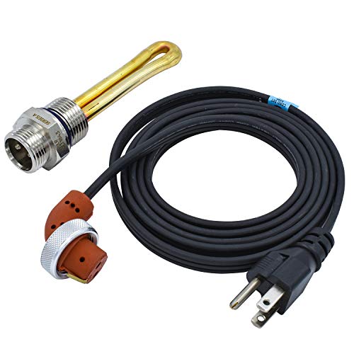 Zerostart 3500069 Engine Block Immersion Heater for Ford, Lincoln, Mercury, International/Navistar, John Deere, 27mm Thread | CSA Approved | 120 Volts | 1000 Watts