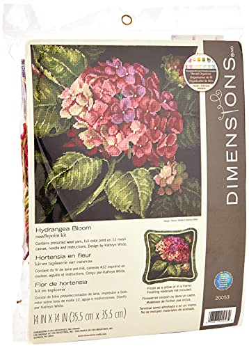 Dimensions 14" x 14" | Fabric-Red | 1 Set Needlepoint Kit