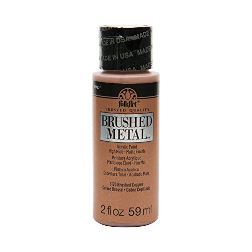 FolkArt Brushed Metal Paint in Assorted Colors (2 oz), Copper