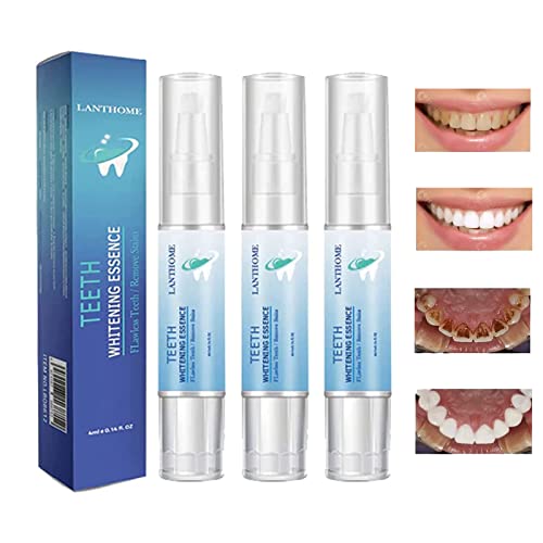 3PCS Herbaluxy Teeth Whitening,Teeth Whitening Essence,Teeth Whitening Essence Pen,Teeth Whitening Gel, Best Teeth Whitening Products, Intensive Stain Removal Teeth Reduce Yellowing