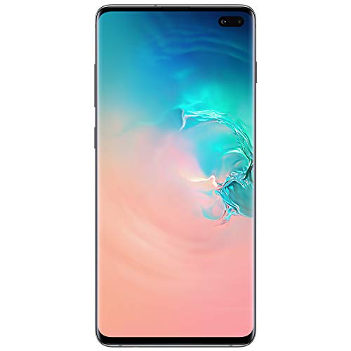 Samsung Galaxy S10+Factory Unlocked Android Cell Phone | US Version | 1TB of Storage | Fingerprint ID and Facial Recognition | Long-Lasting Battery | Ceramic White