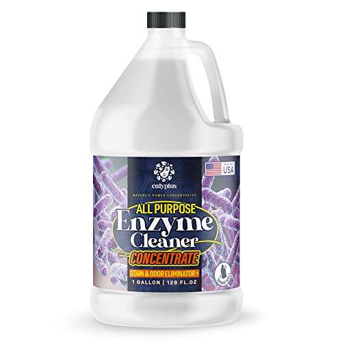 Calyptus All Purpose Concentrated Enzyme Cleaner | Pet Stain and Odor Eliminator | Enzymatic Drain Cleaner | Industrial Use, 1 Gallon