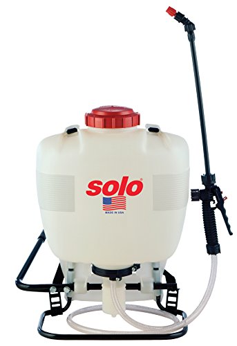 SOLO 425 4-Gallon Professional Piston Backpack Sprayer, Wide Pressure Range up to 90 psi