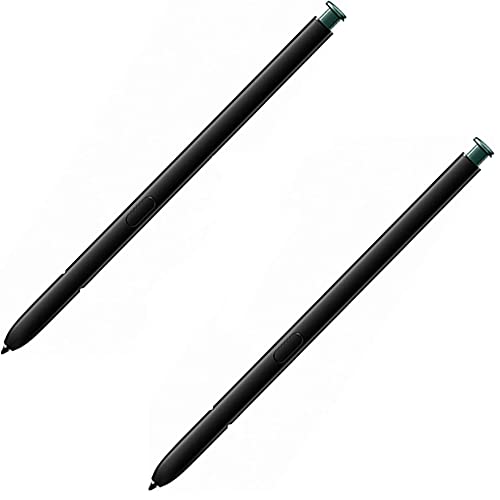 2 Pack Green Galaxy S22 Ultra Pen for Samsung Galaxy S22 Ultra 5G Stylus S Pen Replacement Parts for Samsung Galaxy S22 Ultra S Pen No Bluetooth Function