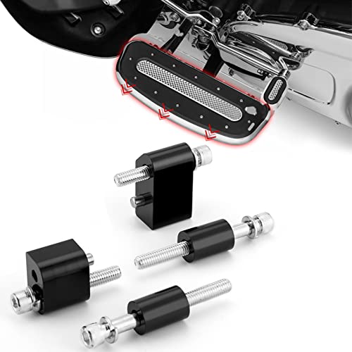 WeiSen Street Glide Driver FloorBoard Outward Extension, Driver Floorboard Extenders kit 1-1/4'' Compatible with 2009-2023 Harley Touring Electra Glides Road Glides Road Kings and 2009-2013 FL Trikes