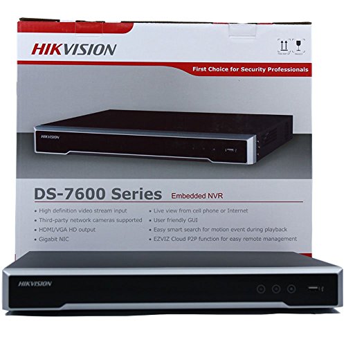 Hikvision DS-7608NI-I2/8P 8CH IP Network Video Recorder Integrated 8 POE Embedded Plug & Play 4K NVR [2016 New Model]