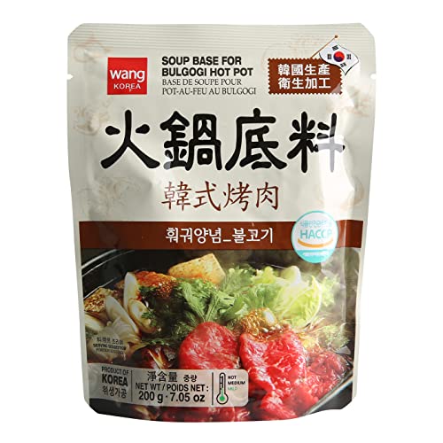 Wang Bulgogi Hot Pot Soup Base, 7.05 Ounce