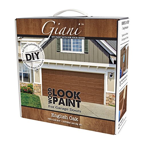 Wood Look Paint Kit for Garage Doors (English Oak), 1 Count (Pack of 1)