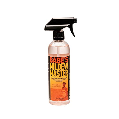 Babe's Mildew Master Boat Mold and Mildew Enzyme Cleaner | 16 Ounce Spray Bottle | Non-Bleach Based Treatment for Carpet, Fabric, Vinyl Seats, and Other Marine Surfaces