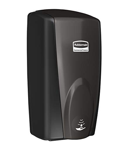 Rubbermaid Commercial Products AutoFoam Dispenser, Automatic Touch Free Wall Mounted Soap and Sanitizer Dispenser, Hand Sanitizer Dispenser, Black Pearl