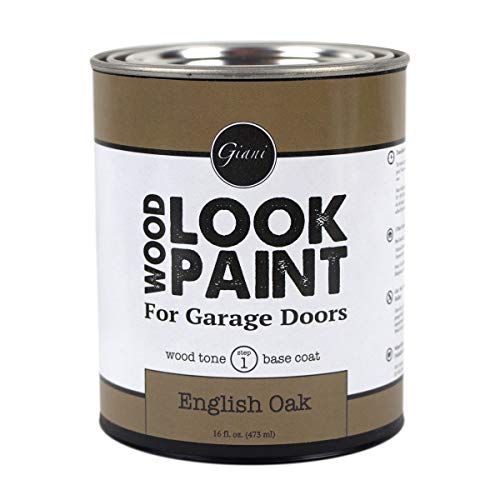 Giani Wood Look Paint for Garage Doors- Step 1 Wood Grain Base Coat Pint (English Oak)