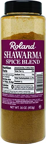 Roland Foods Shawarma Spice Blend, Specialty Imported Food, 16-Ounce Bottle