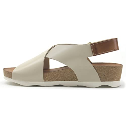 PIKOLINOS Leather Flat Sandals Mahon W9E - Size 9.5-10