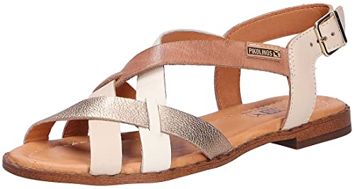 PIKOLINOS Leather Flat Sandals ALGAR W0X - Size 6.5-7