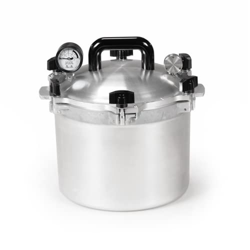 All American 1930 - 10.5qt Pressure Cooker/Canner (The 910) - Exclusive Metal-to-Metal Sealing System - Easy to Open & Close - Suitable for Gas, Electric, or Flat Top Stoves - Made in the USA