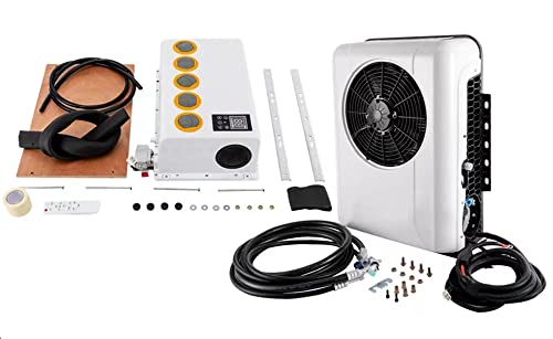 24V Universal Truck Cab Air Conditioner Hanging Split AC Kit 3400-10238 BTU for Semi Trucks Bus RV Caravan USA STOCK