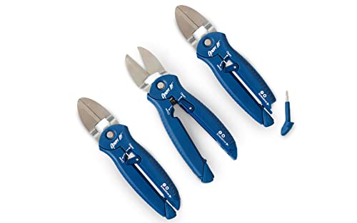 Zibra Open-It! All-in-one Tool, Heavy Duty Scissors, Box Cutter, Screwdriver, Package Opener, Blue