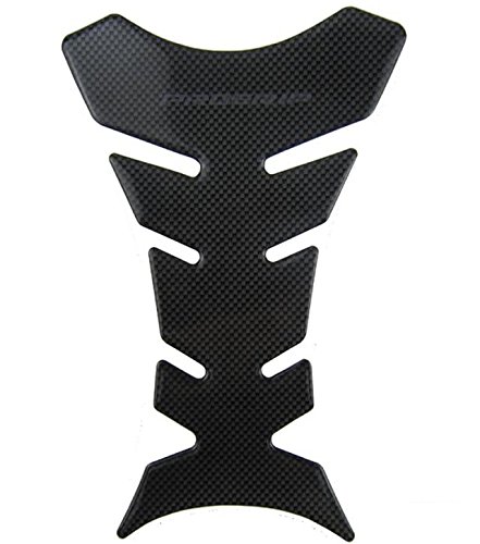 3D Carbon Fiber Look Motorcycle Sport Tank Gas Protector Pad Sticker Universal Fit 1Piece.