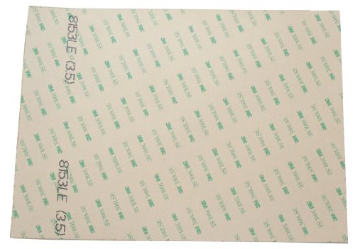 Pack of 10 Sheets Size 08" x 12", 3M 8153LE (300LSE) Super-Strong Double-Sided Adhesive Sheet/Adhesive Transfer Tape [8153-08x12-eco-10pk]