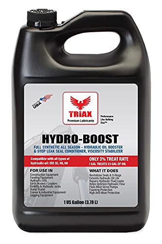 TRIAX Hydro-Boost Hydraulic Oil Additive Viscosity & Thermal Stabilizer, Stop Leak (1 Gallon)