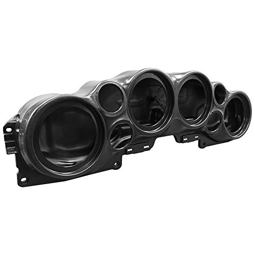 DS18 JL-SBAR Black Jeep Wrangler Overhead Soundbar for JL 2007-2021 Will Accommodate 4 x 8-inch Speakers, 4 x 1.75-inch Tweeters, (Black)