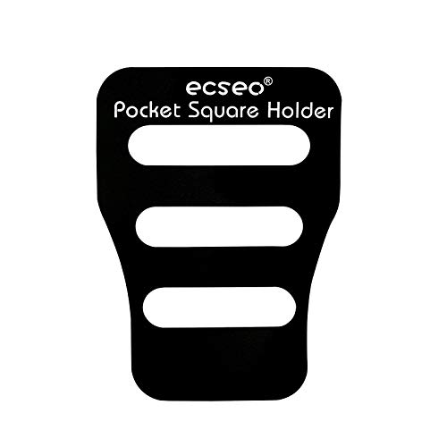 Pocket Square Guard for Men Suits, Ecseo Mens Pocket Square Holder/Folder - 1 Pack