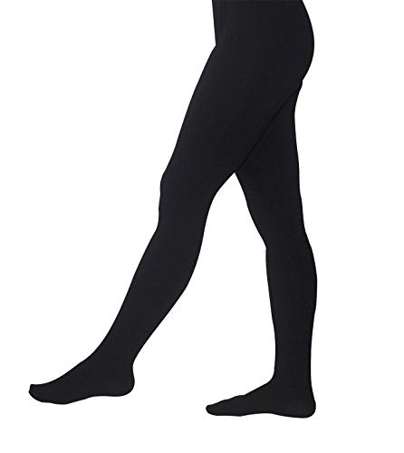 AceAcr Mens Boys Ballet Tights Knit Soft Gymnastic Dance Pants (X-Small, Footed Tights)