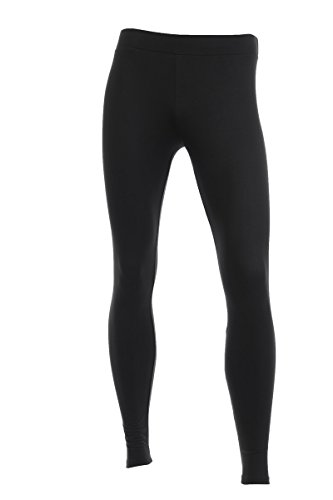 Neovic Mens Athleisure Ultra Soft Knit Yoga Pants Base Layer Casual Solid Leggings - Black - XL