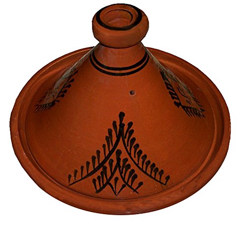 Moroccan Lead Free Cooking Tagine Glazed X-Large 13 Inches in Diameter Authentic Food