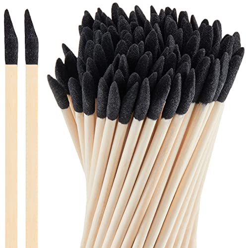 100 Pack Sanding Sticks Matchsticks Sanding Twigs Fine Detailing Sanding Sticks for Plastic Models Wood Hobby, 280 Grit, 5.4 x 0.2 Inch